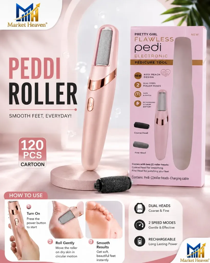 [Electric Foot Callus Remover, Rechargeable Pedicure Wand Tool] Electric Foot Callus Remover, Rechargeable Pedicure Wand Tool with Dual Speed & Built-in LED Light, Professional Electronic Foot File and Hard Skin Remover for Cracked Heels