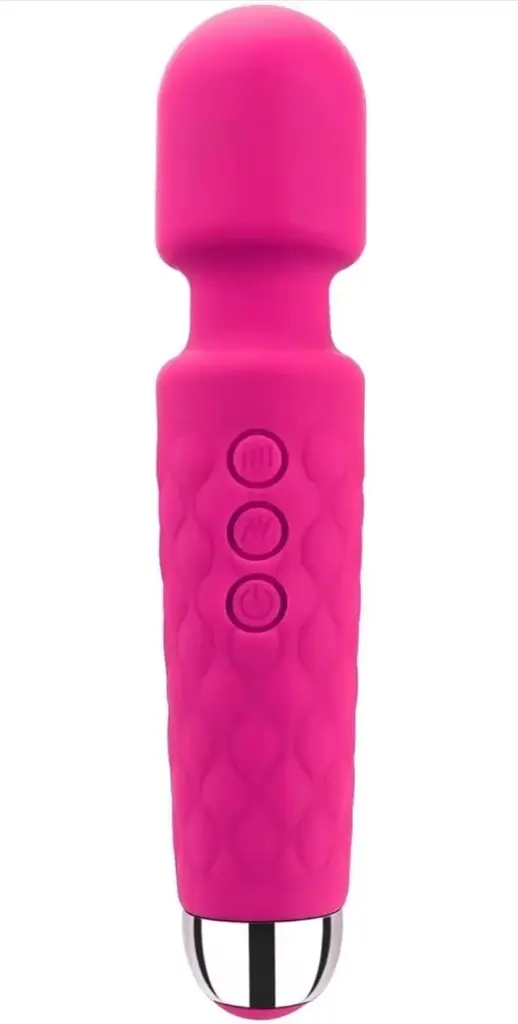 Full Body Massager for Women & Men, Rechargeable Wireless Massager Machine for Pain Relief, Handheld Massager with Medical Grade Silicone, 8 Speeds, 20 Modes,