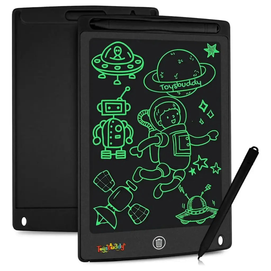 e-Writable LCD Writing Tablet Pad with Screen 21.5cm (8.5Inch) for Drawing, Playing, Handwriting Best Birthday Gifts for Adults & Kids Girls Boys, Multicolor