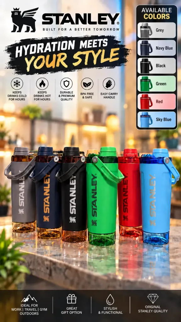 LEAKPROOF & PORTABLE: Designed with a leakproof Tritan lid, the Vitalize Shaker Bottle ensures no spills, making it the perfect companion for the gym, yoga,