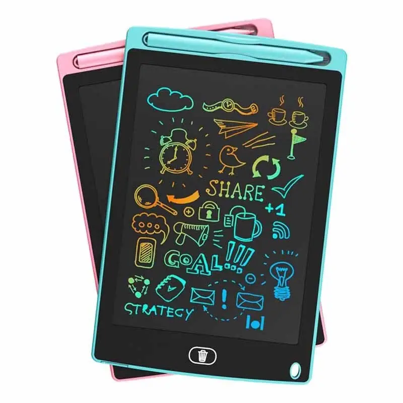 [MH-35] ColorFull Re-Writable LCD Writing Tablet Pad with Screen 21.5cm (8.5Inch) for Drawing, Playing, Handwriting Best Birthday Gifts for Adults & Kids Girls Boys, Multicolor