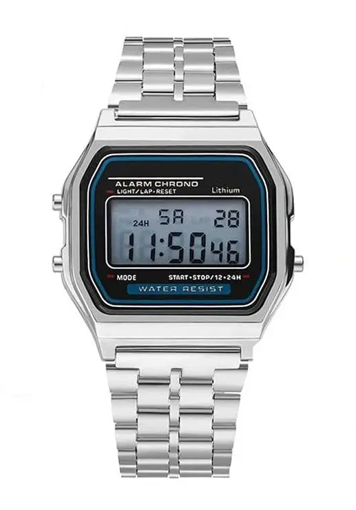 Vintage Digital 4 Colours Vintage Square Dial Unisex Wrist Watch for Men Watch for Women Pack of 1 