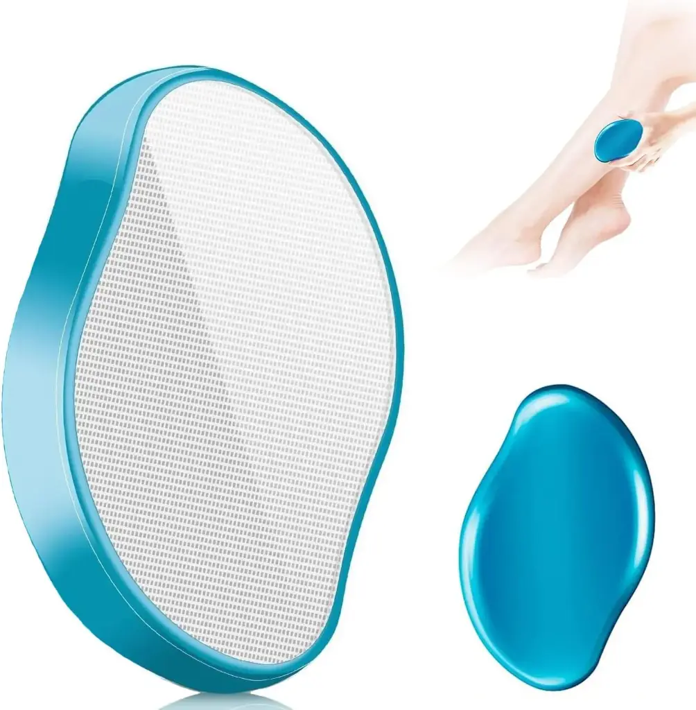 Crystal Hair Remover, Reusable Eraser Device, Magic Hair Removal Tool for Back, Arms, Legs, Nano Glass Technology Stone