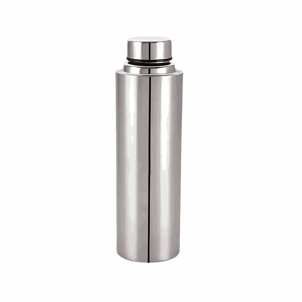 Stainless Steel Gym/School/Collage 900 ml Bottle  (Pack of 1, Silver, Steel)