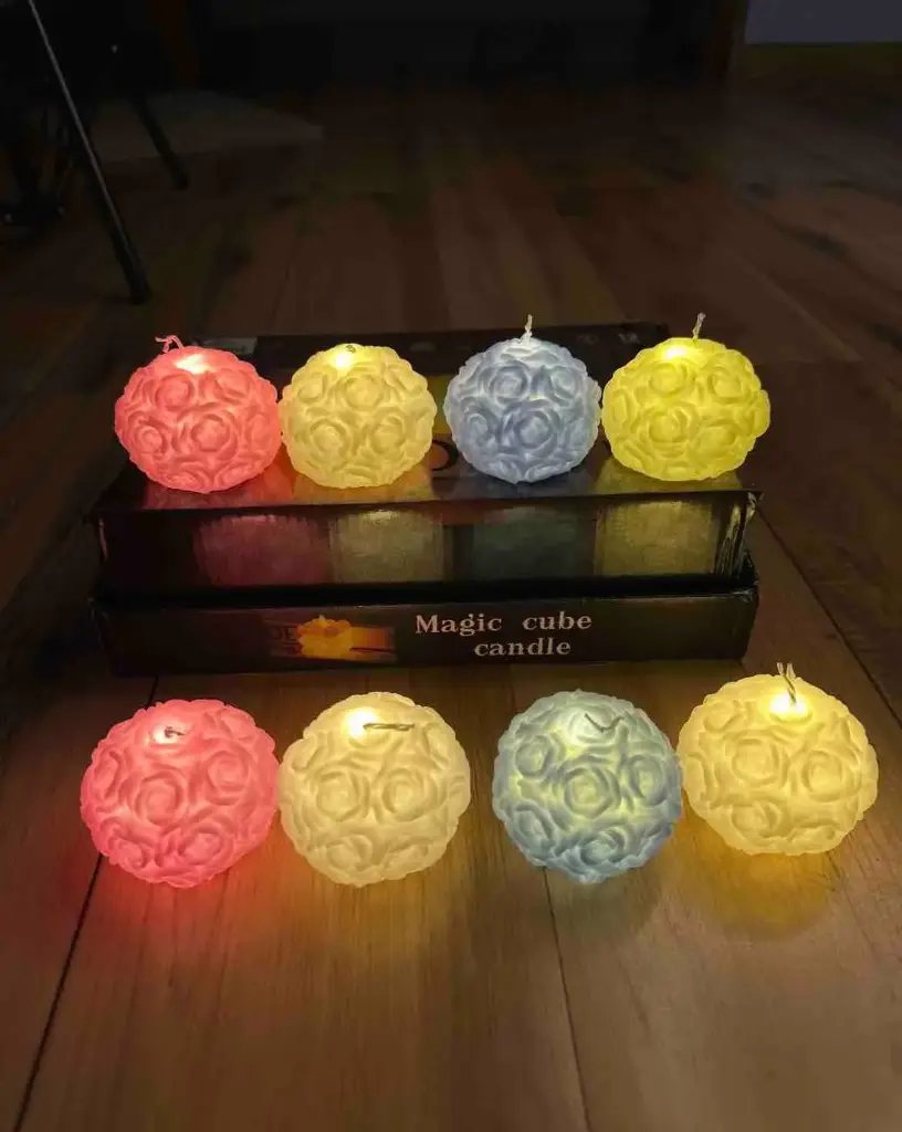 A5 Rose Bud Smokeless LED Candle