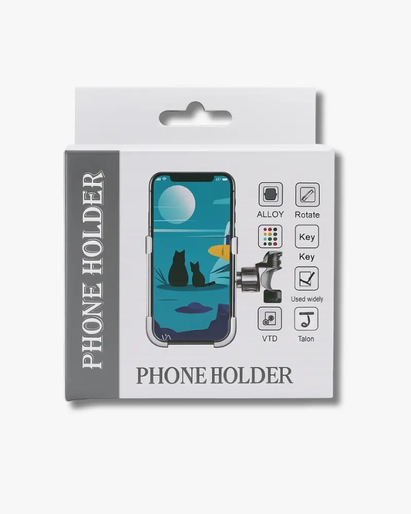 360° Rotating Bike & Motorcycle Phone Holder – Back Mirror Mount, Shockproof & Secure Mobile Stand for All Smartphones