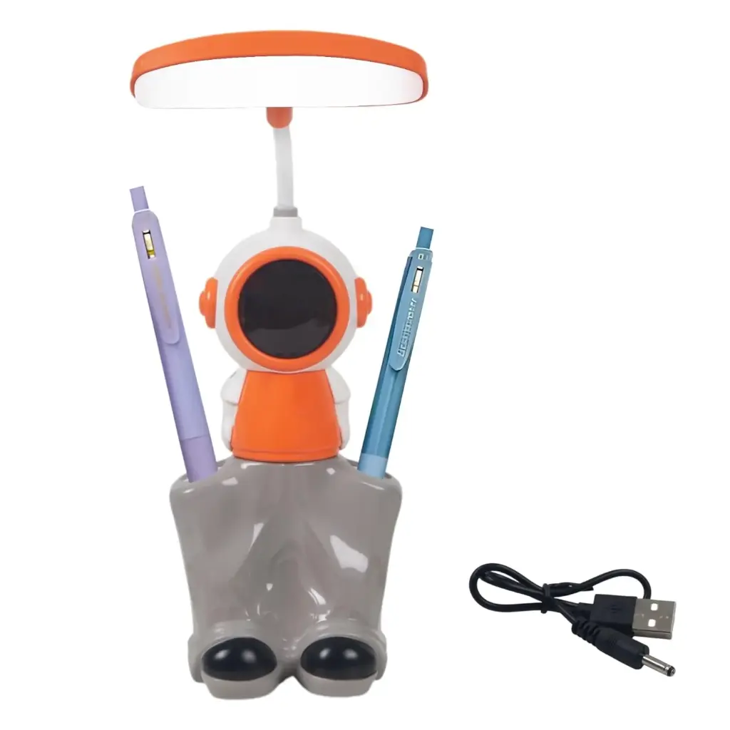 2 in 1 USB Chargeable Led Light Table Night Lamp for Kids with Pen Holder Stand for Girls & Boys, Study Desk Light for Study Room/Home/Office, Return Gift for Kids