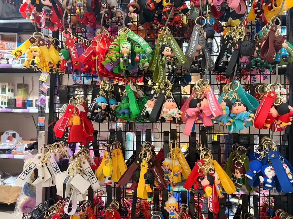 Market Heaven Cartoon Characters Keychain for Girls Boys, Cute Silicon Keychains Accessories Keyring Key Purse Backpack Car Charms for Kids Gifts (Pack of 1)