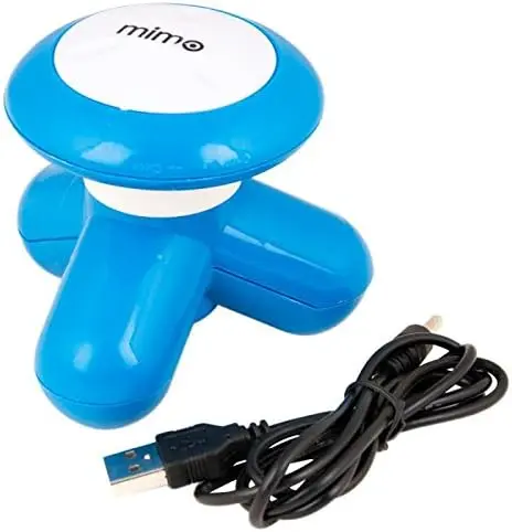 [MH-48] Electric Mini Full Body Vibration Massager mimo mini vibration full body massager slimming body massager For pain relief with USB Port (Multicolor)