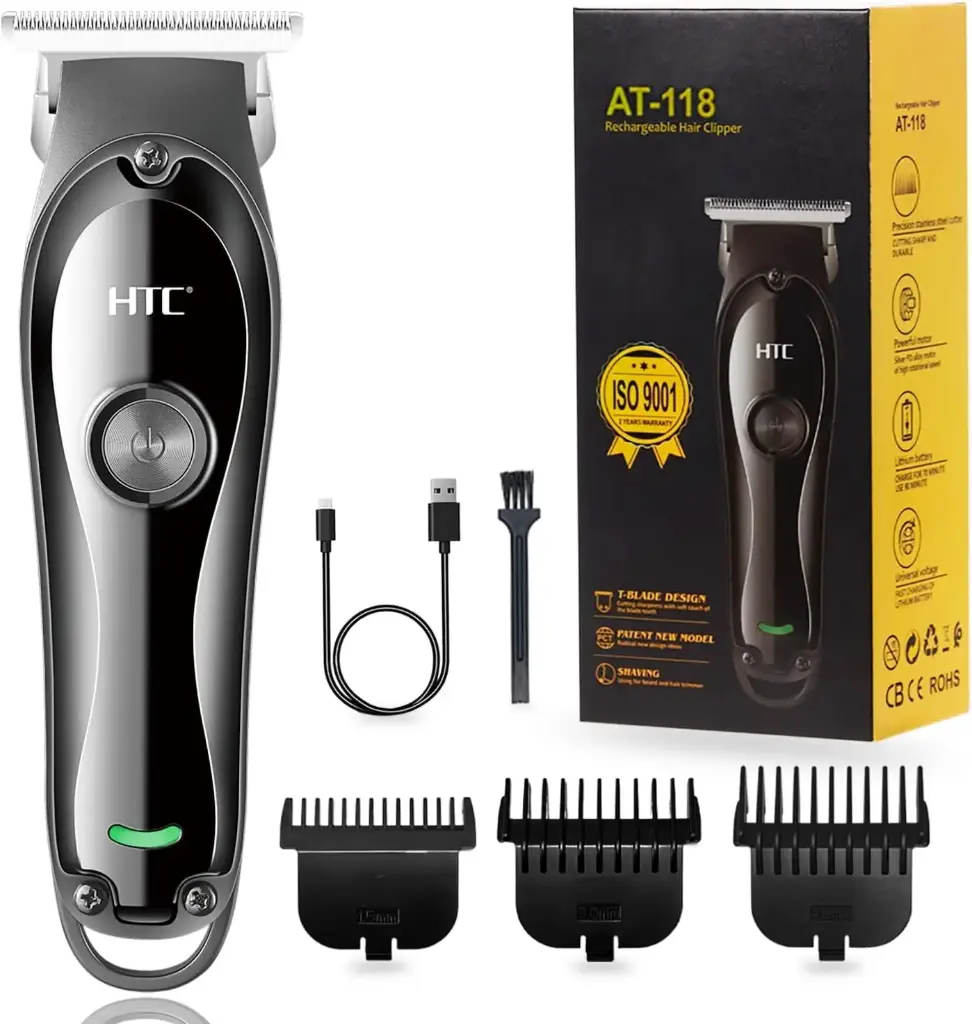 AT-118 Professionals Design Perfect Shaver And Haircut Rechargeable Beard And  Moustaches Hair Machine And Trimming