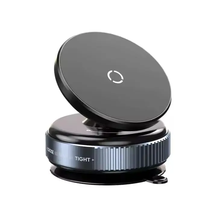 Vacuum Magnetic Phone Holder Stand | Vacuum Suction Magnetic Bracket | Car Mount Phone Holder for Home, car, Gaming Room | 360°Adjustable Magnetic Suction Cup Phone Mount