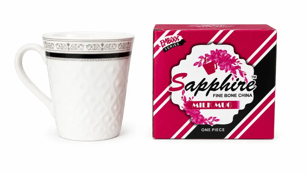 Multicolor Printed Bone China Mug Ml, For Home