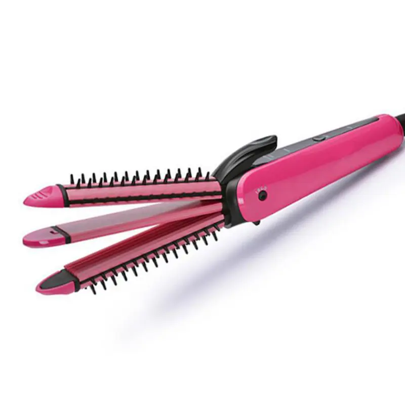 3 In 1 Professional Straightener Crimper Roller Hair Styler For Women(Multi-Colour) Market Heaven