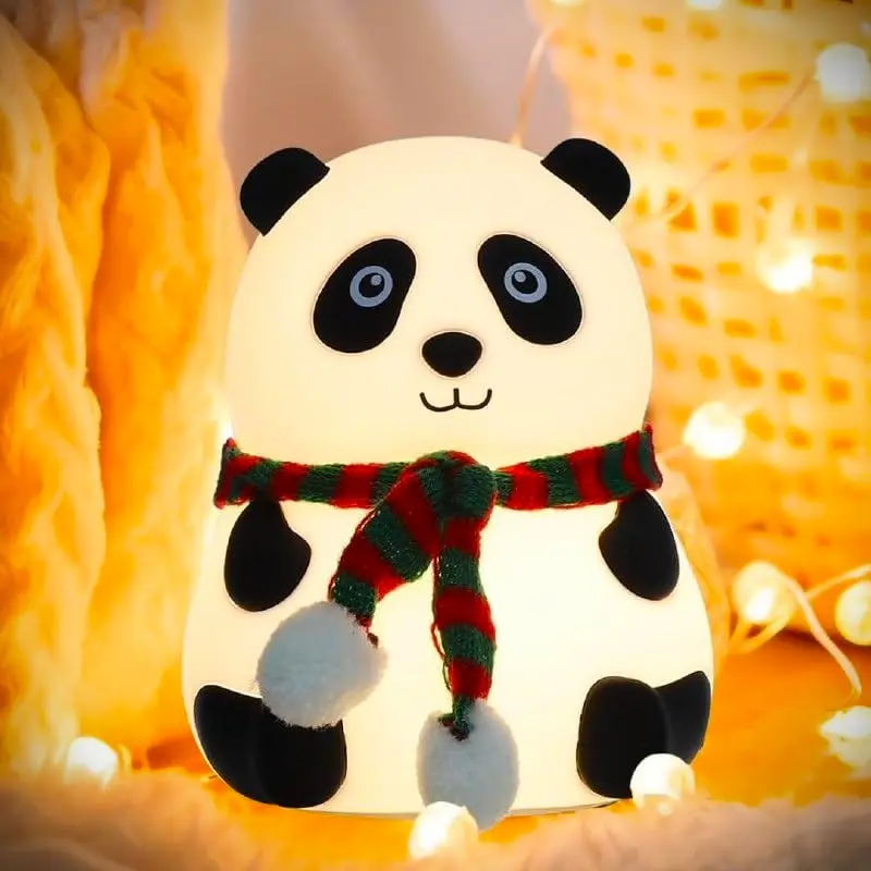 Panda Lamp, Panda Gifts, Panda Touch Silicone Lamp, Birthday Gift for Girls and Boys, Panda Light Lamp, Kids Night Light | Gifts for Woman | Valentine Gift