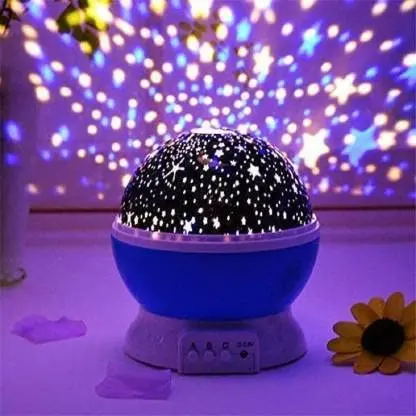 [MH-131] Star Master Galaxy Night Projector Lamp Ceiling Led Light 360 Rotating Colorful Lights Starry Space Projection Home Room Decoration Design, Toys Gift for Kids Boy Girl, Plastic, Multicolor