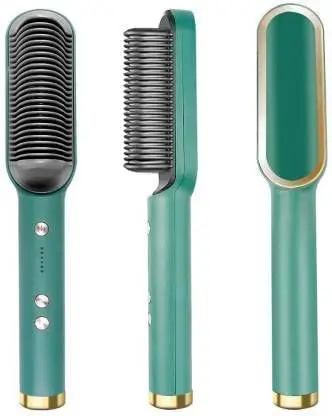 [Hair Straightening Brush, Comb Straightener For Women, Electric Hair Brush Straightening Machine, Hot Brush with 30s Fast Heating, Ionic Care, 5 Heat Setting,No Hair Damage (Multicolored)] Hair Straightening Brush, Comb Straightener For Women, Electric Hair Brush Straightening Machine, Hot Brush with 30s Fast Heating, Ionic Care, 5 Heat Setting,No Hair Damage (Multicolored)