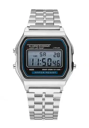 [Vintage Watch] Vintage Digital 4 Colours Vintage Square Dial Unisex Wrist Watch for Men Watch for Women Pack of 1 