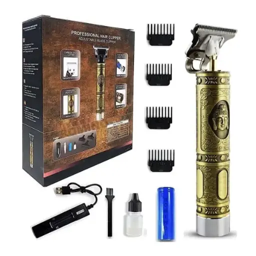 [Professional Cordless Hair Clipper With Digital Display Stainless Steel T-Blade Close Cutting 0Mm Bald Head Clipper Usb Charging Cable 3 Guide Combs Runtime: 120 Mins,800 Mah Li-Ion Battery] Professional Cordless Hair Clipper With Digital Display Stainless Steel T-Blade Close Cutting 0Mm Bald Head Clipper Usb Charging Cable 3 Guide Combs Runtime: 120 Mins,800 Mah Li-Ion Battery