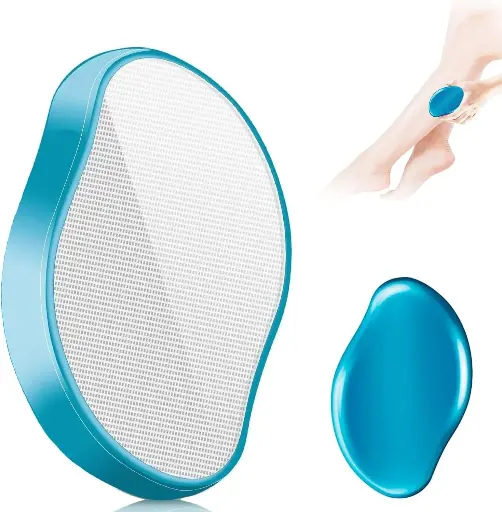 [Crystal Hair Remover, Reusable Eraser Device, Magic Hair Removal Tool for Back, Arms, Legs, Nano Glass Technology Stone] Crystal Hair Remover, Reusable Eraser Device, Magic Hair Removal Tool for Back, Arms, Legs, Nano Glass Technology Stone