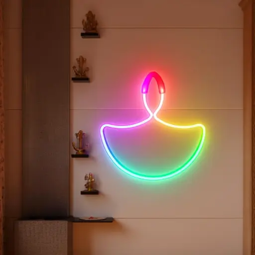 NEON DIYA SIGN Multi