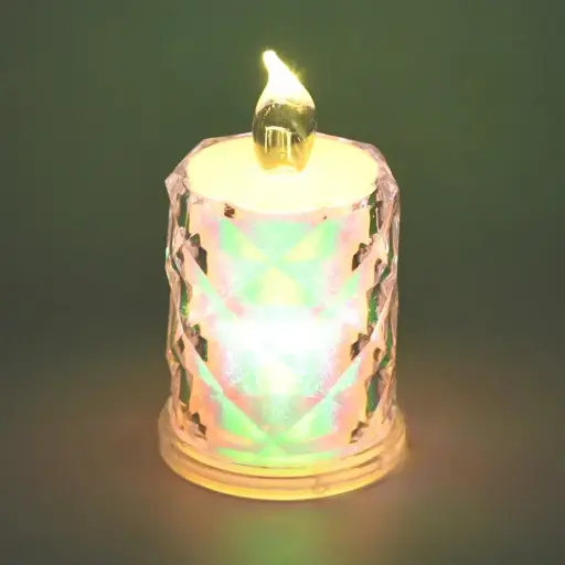 [Classiby Festive Lighting for Any Occasion] Classiby Festive Lighting for Any Occasion:  LED Tealight Candles Smoke less candle (3inch) PACK OF 12