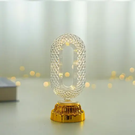 Oval Led Luminous Table Lamp