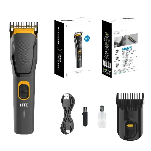 [509 USB Cordless Hair Clipper & Trimmer] AT-509 USB Cordless Hair Clipper & Trimmer for men – Rechargeable, Precision Cutting, Low Noise